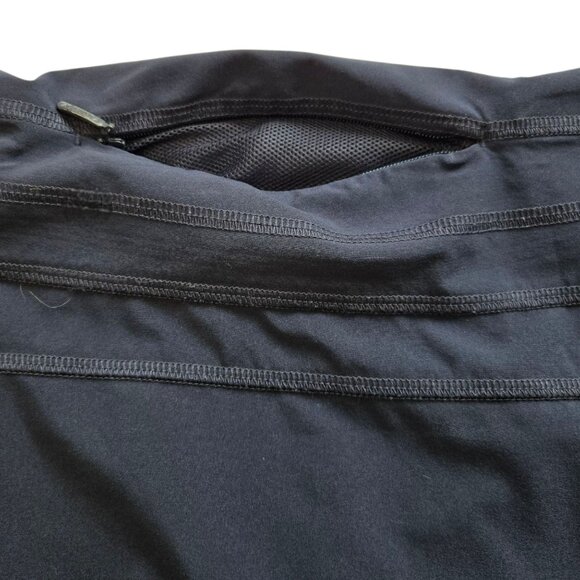 Athleta All Day Skort 12 Navy Blue Athletic Skirt Shorts Travel Athleisure Beach - Picture 7 of 11